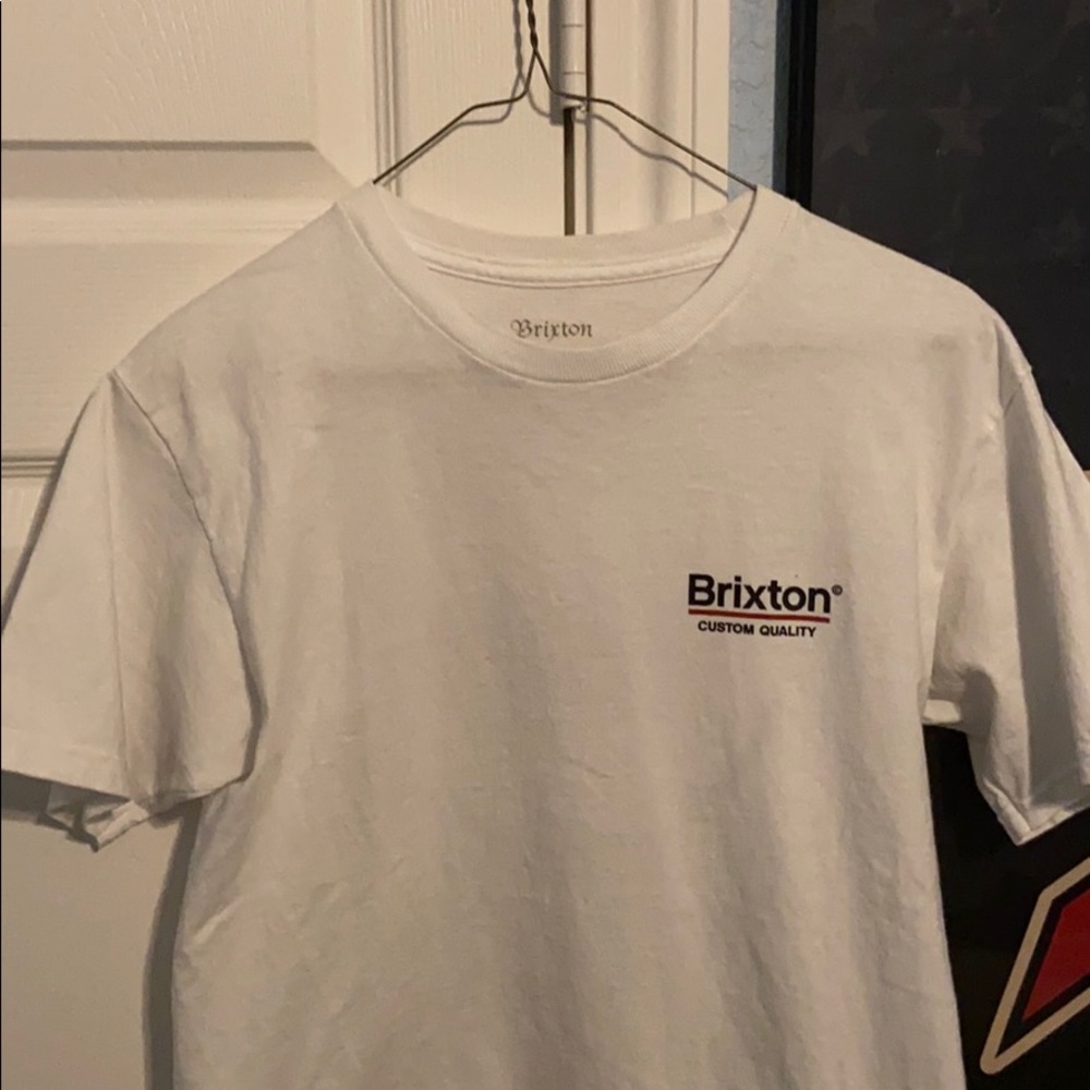 White Brixton Tee